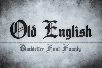 Design Your Project with Old English Typefaces
