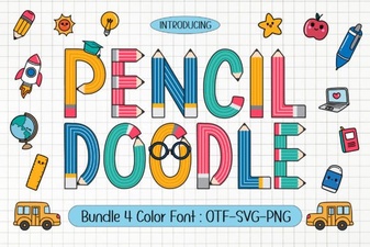 Unlock Creativity with a Pencil Doodle Font
