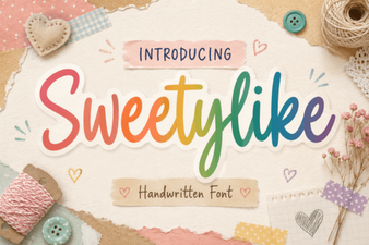 Crafting Sweet Designs with Sweetylike Font